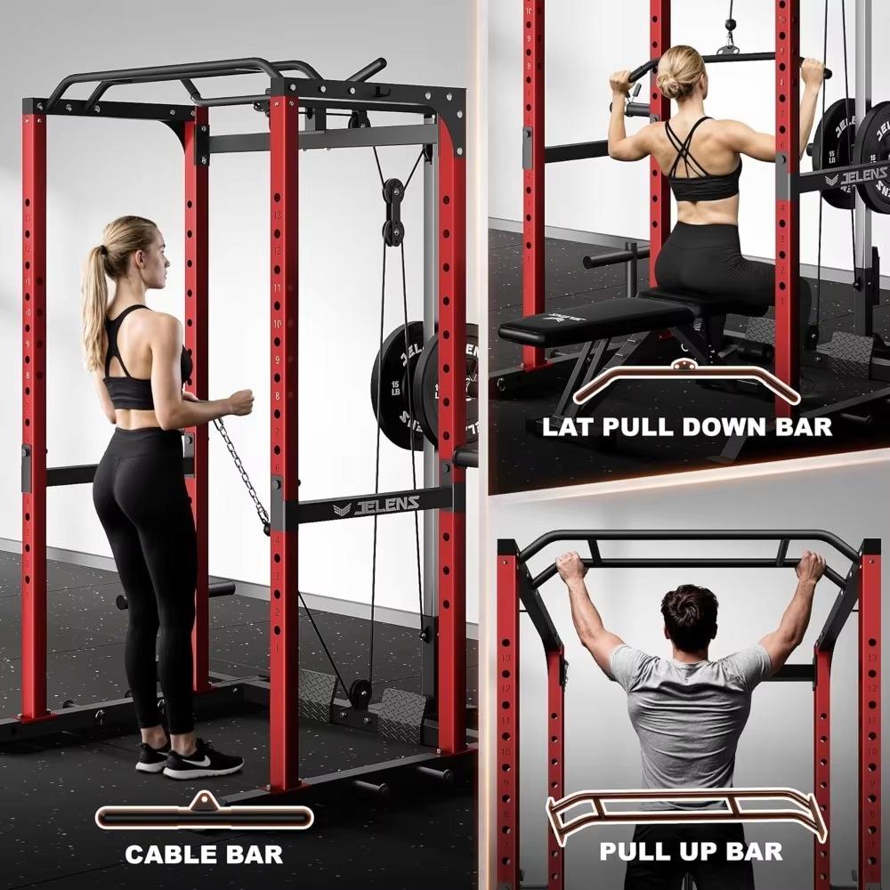 S21 Power Cage Multi-Function  - Home Gym Equipment Set review and price
