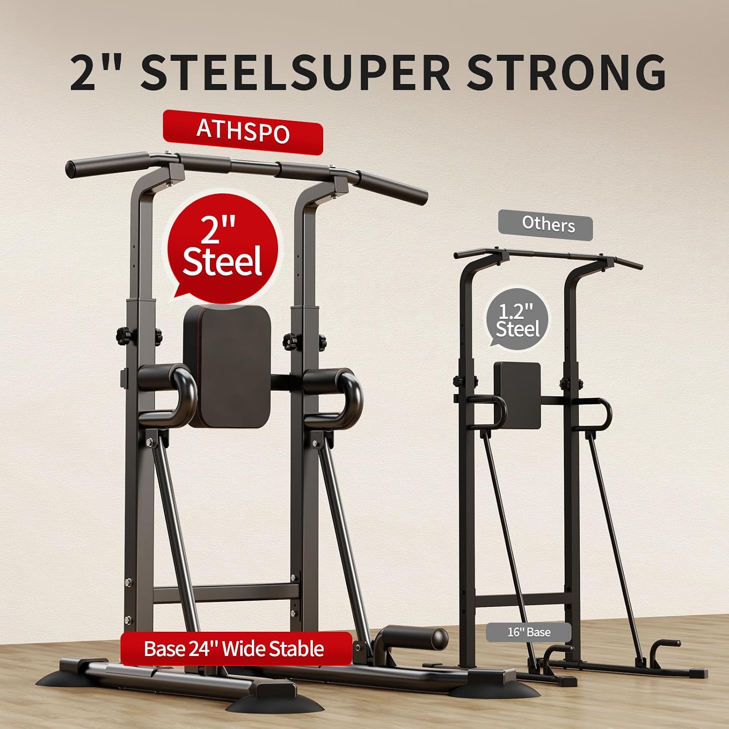 Power Tower Pull-Up Bar Statio - Leg Home Gym Workout review and price