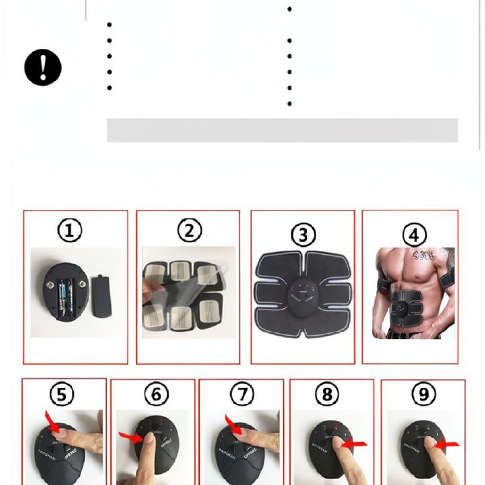 Electronic Abdominal Muscle Tr - Home Gym Portable review and price