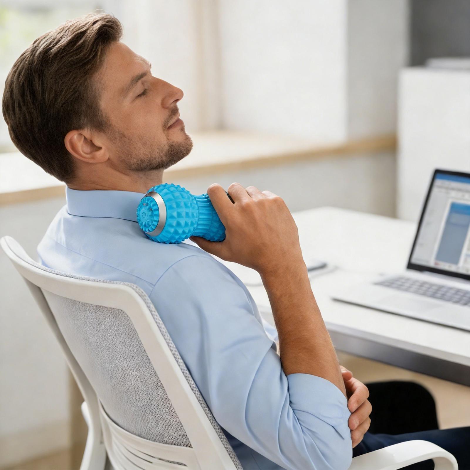Vibrating Massage Roller Neck  - Home Gym Yoga review and price