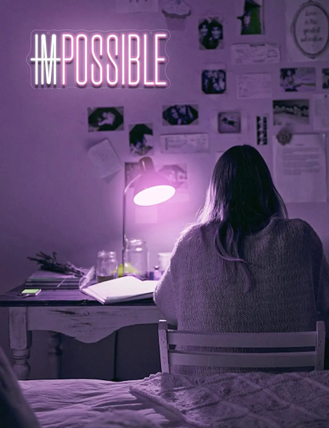 I'm Possible Neon Sign Party D - Home Gym Neon Sign review and price